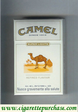 Camel Super Lights Refined Flavour cigarettes hard box